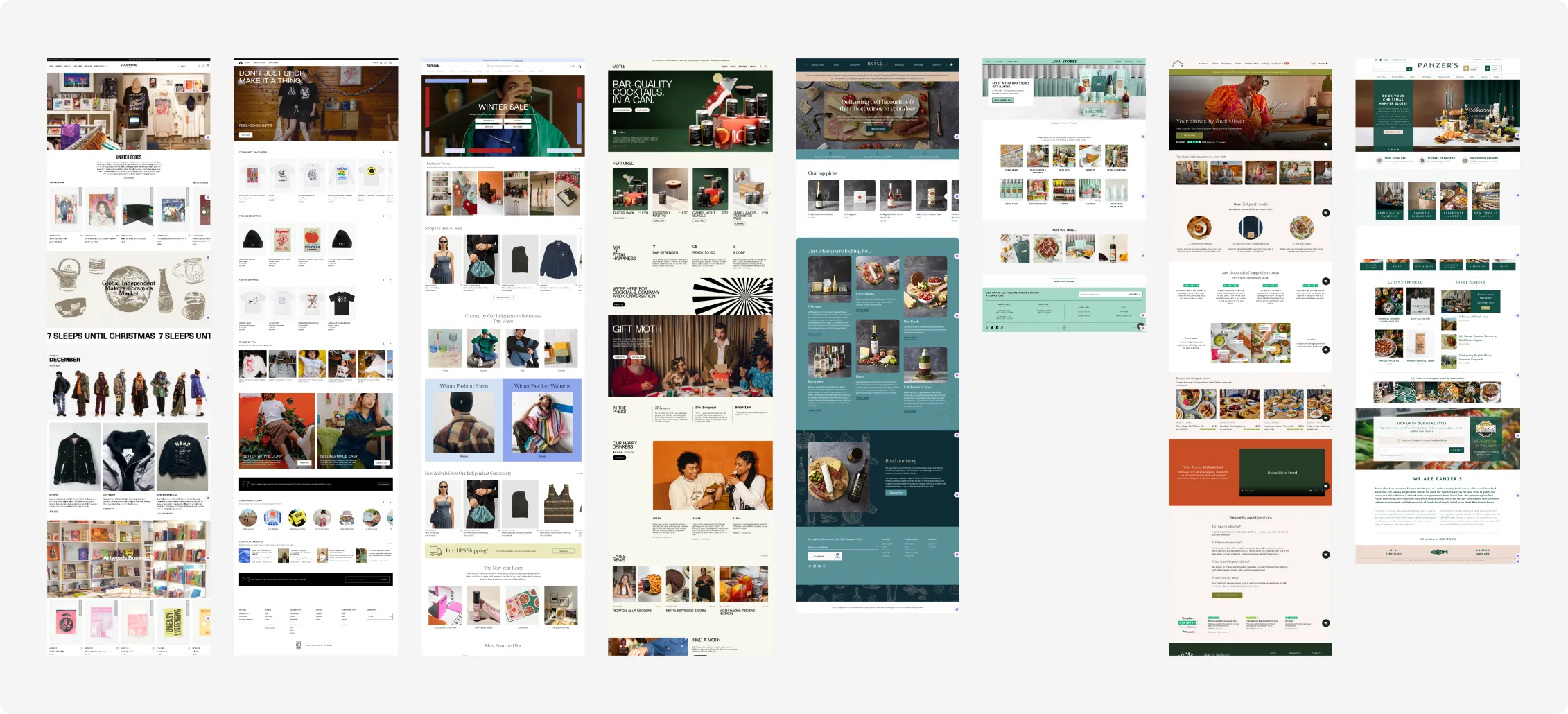 Competitor landing pages