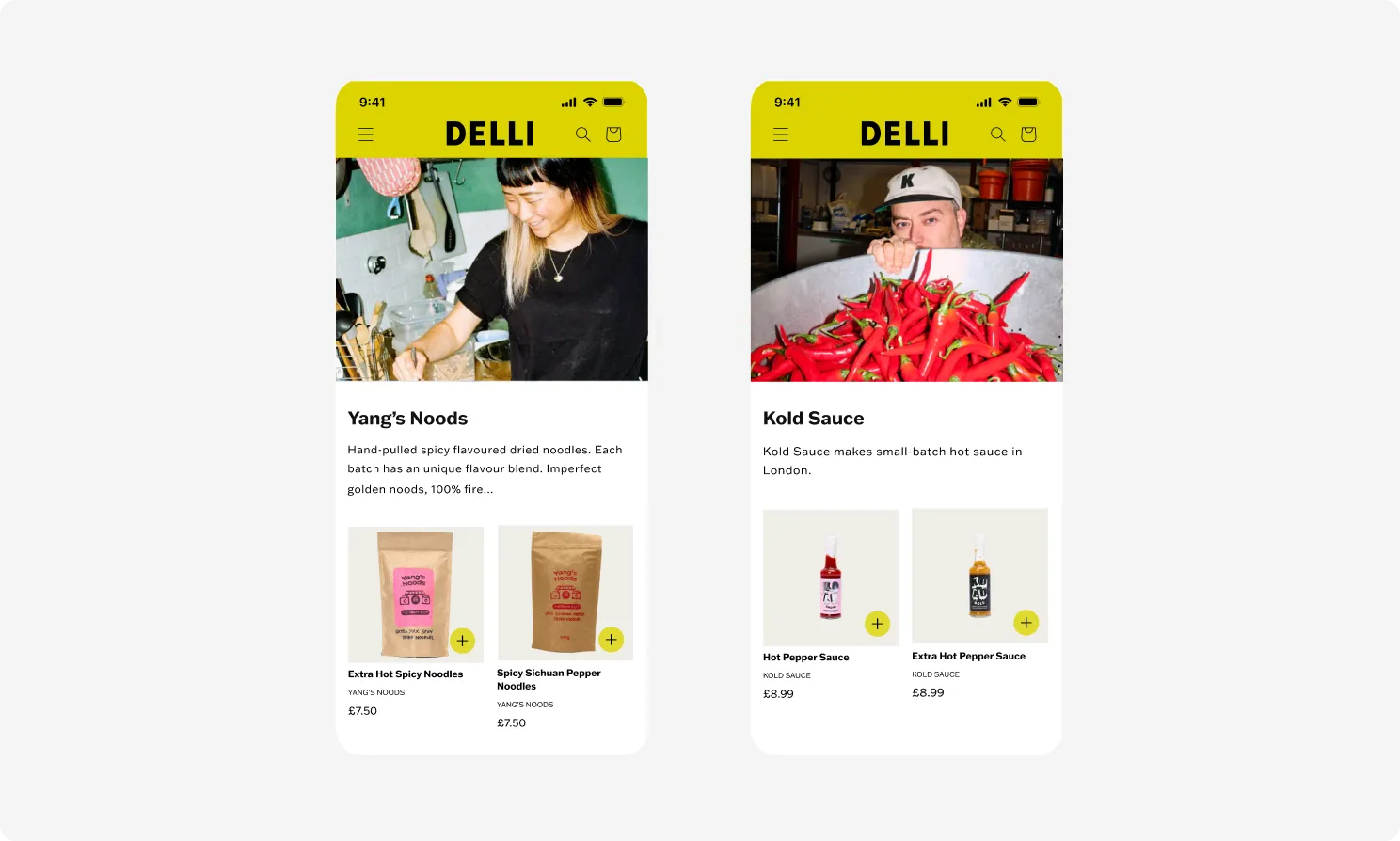 Maker landing pages